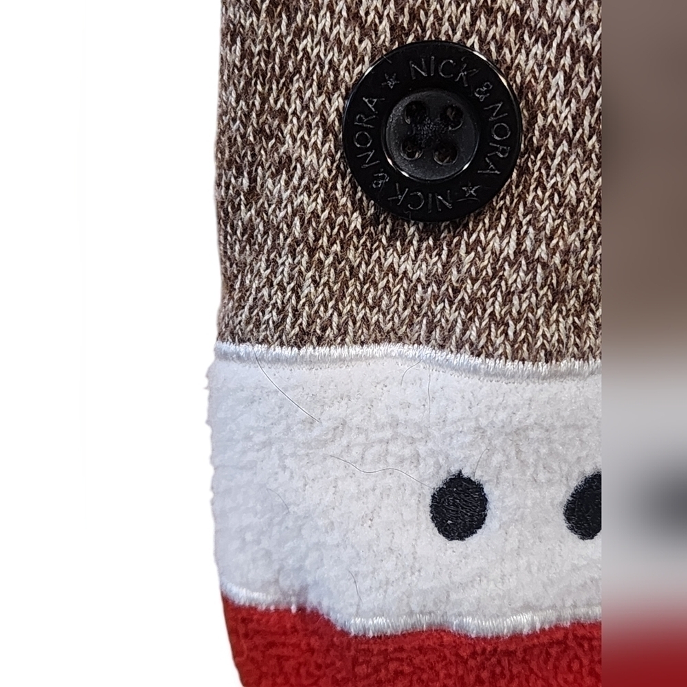 Nick And Nora Sock Monkey Onesie Size Small - Picture 4 of 8